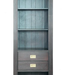 Biblioteca 2S Saigon, Wenge, 675 x 450 x 1950 mm.